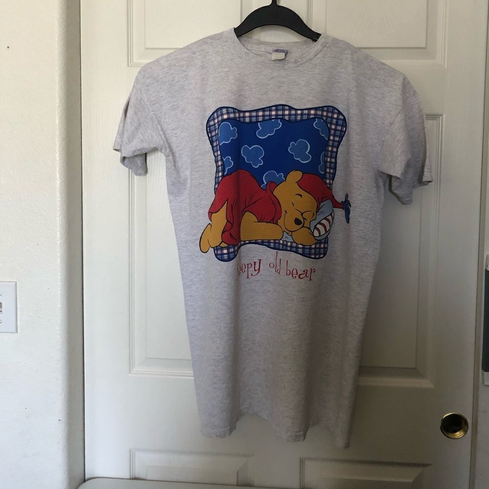 DISNEY WINNIE THE POOH Vintage Sleeper T Shirt  OS